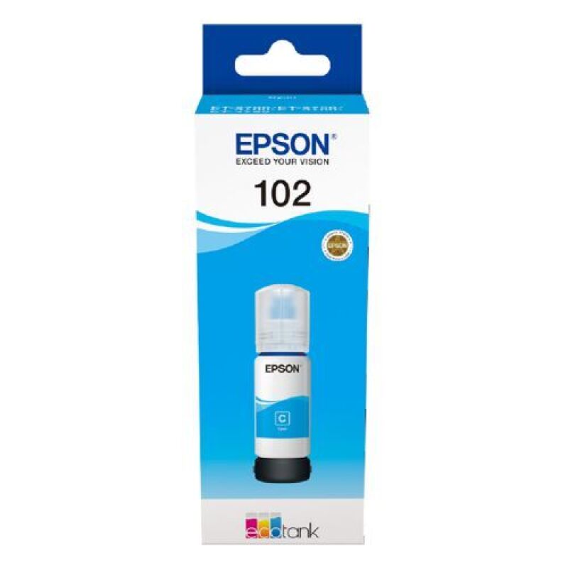 Epson 102 Original Ink Bottle Cyan