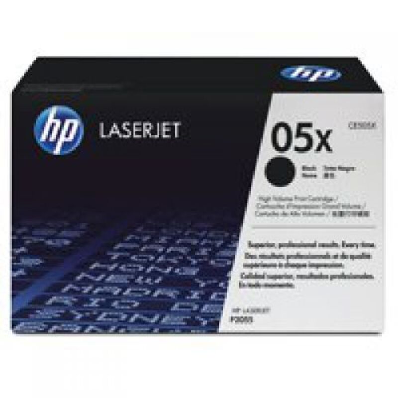 HP 05X CE505X Original High Capacity Toner Cartridge - Black