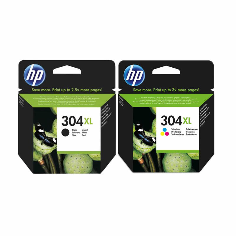 HP 304XL Black + Colour Original Ink Cartridge Multipack