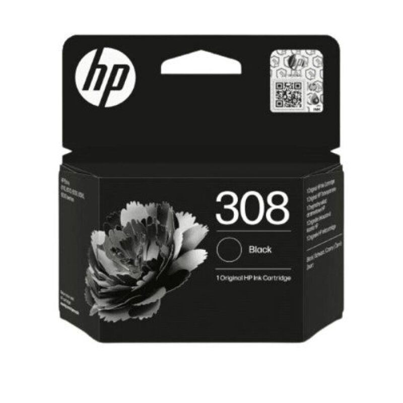 HP 308 Original Black Ink Cartridge