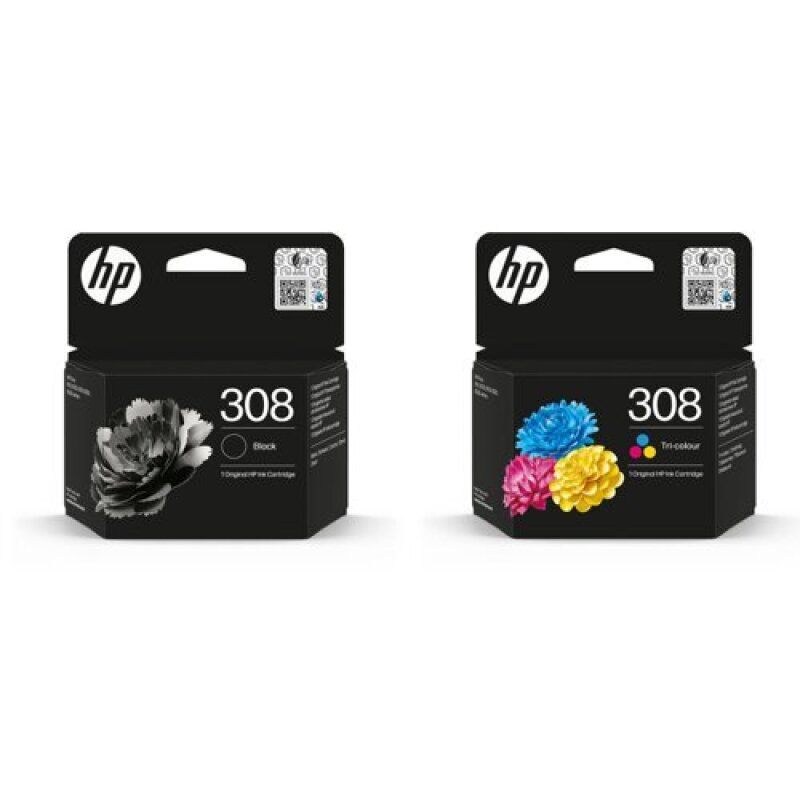 HP 308 Original Ink Cartridge Multipack