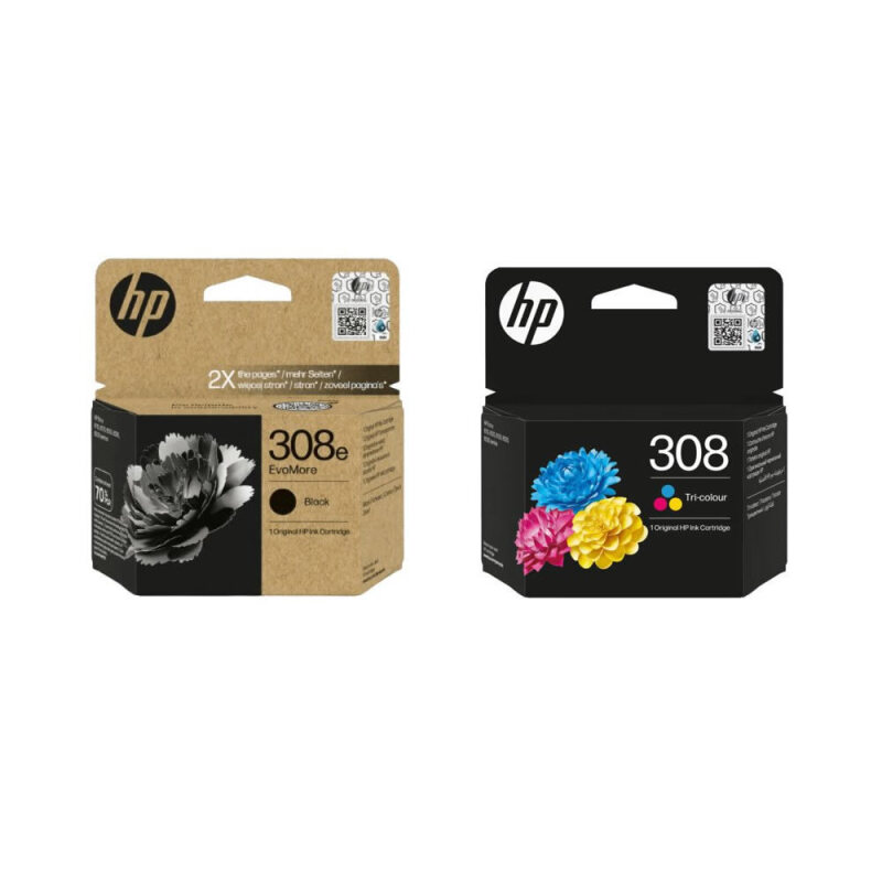 HP 308e / 308 Original Ink Cartridge Multipack