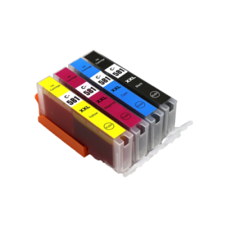 Compatible Canon CLI-581XL Ink Cartridge Colour Pack - 4 Inks