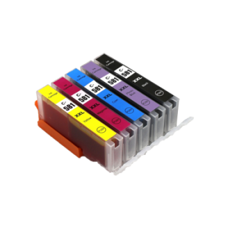 Compatible Canon CLI-581XL Ink Cartridge Colour Pack - 5 Inks