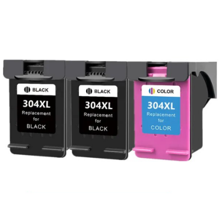 Compatible HP 304XL Ink Cartridge 2x Black + 1x Colour Multipack