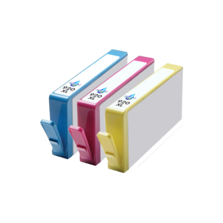 Compatible HP 920XL Ink Cartridge Colour Pack - 3 Inks