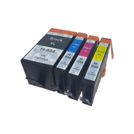 Compatible HP 934XL 935XL Ink Cartridge Multipack - 4 Inks