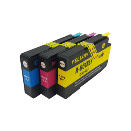 Compatible HP 951XL Ink Cartridge Colour Pack - 3 Inks