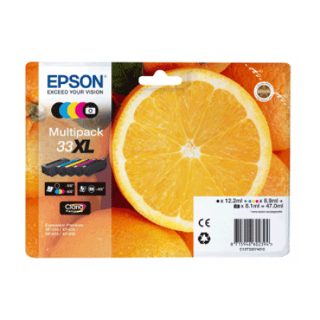 Epson 33XL T3357 Original Ink Cartridge Multipack 5 Inks