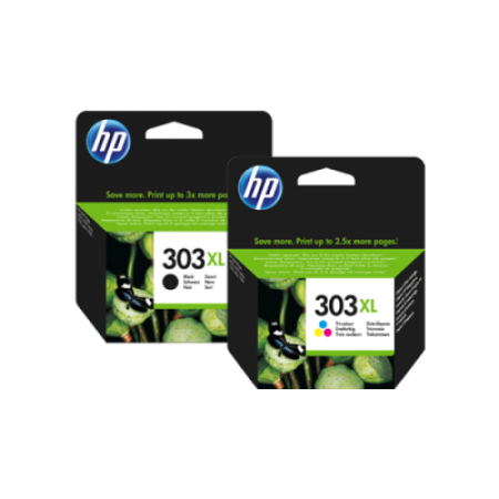 Compatible HP 302 Super XL Black x 2 + Colour x 1 Ink Cartridge Multipack  BK/C/M/Y