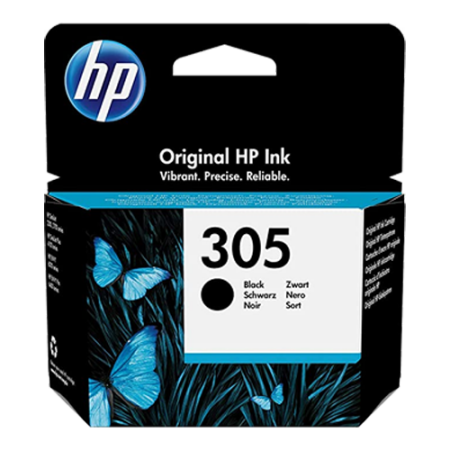 HP 305 Original Ink Cartridge Black - 2ml