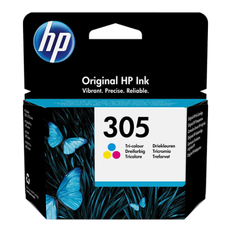 HP 305 Original Ink Cartridge Colour - 2ml