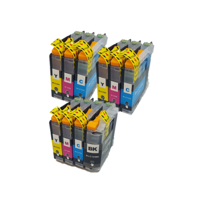 

Compatible Brother LC123 Ink Cartridge Colour Mixed Multipack - 10 Inks