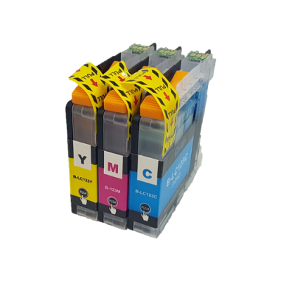 

Compatible Brother LC123 Ink Cartridge Colour Triple Pack C/M/Y