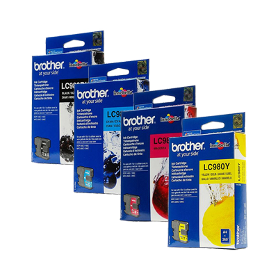 

Brother LC980 Multipack Ink Cartridges BK/C/M/Y Original