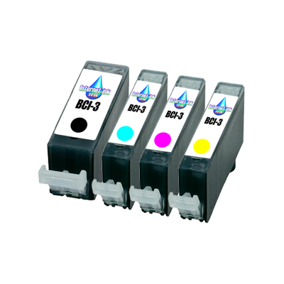 

Compatible Canon BCI-3 Complete Ink Pack - 4 Inks