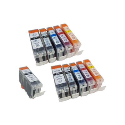 

Compatible Canon CLI-8 PGI-5 Ink Cartridge TWIN Multipack + FREE PGI-5 - 11 Inks