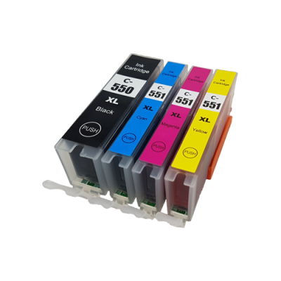 

Compatible Canon PGI-550XL CLI-551XL Ink Cartridge Multipack - 4 Inks