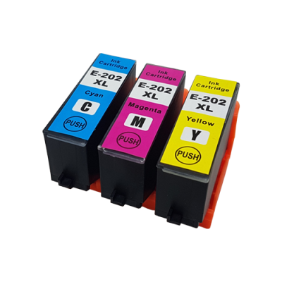 

Compatible Epson 202XL Ink Cartridge Colour Multipack C/M/Y