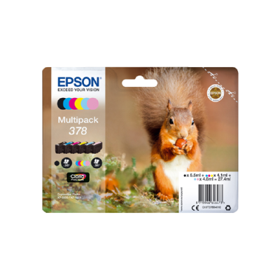 

Epson 378 T3788 Ink Cartridge Multipack - 6 Inks