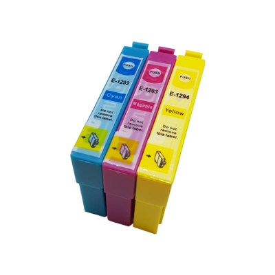 

Compatible Epson T1292/3/4 Ink Cartridge Colour Triple Multipack C/M/Y