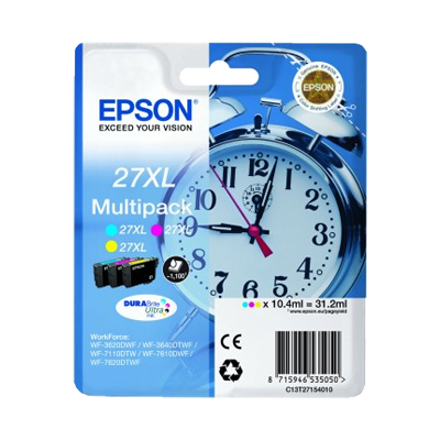 

Epson T2715XL Multipack Ink Cartridges Original C/M/Y