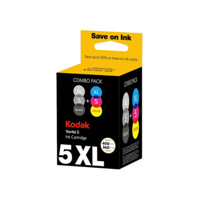 

Kodak 5XL Black + Colour Original Ink Cartridge Multipack AL11UK