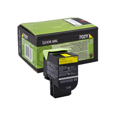 

Lexmark 702Y Yellow Return Toner Cartridge