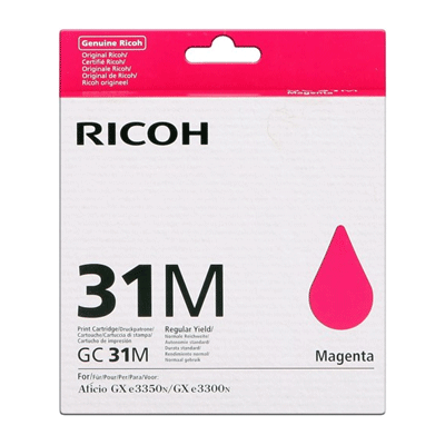 

Ricoh GC31M Original Magenta Gel Ink Cartridge 405690